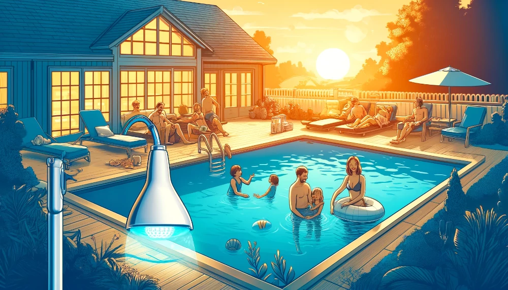 UV lamp for swimming pool